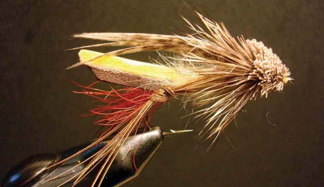 The Hopper:  A fly for hot days, grass meadows and lazy rivers